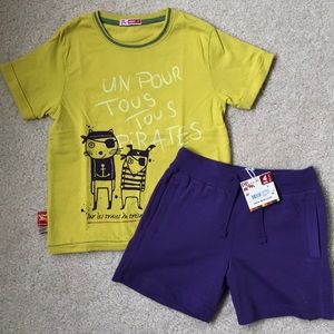 🍭 NWT Super cute kids (4T) T-shirt & shorts